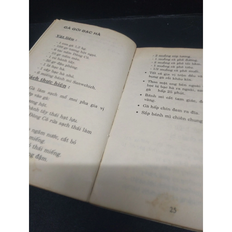 54 món ăn Việt Nam dễ làm Nguyễn Thị Thanh 1997 mới 70% ố nặng HCM0406 kỹ năng 914667