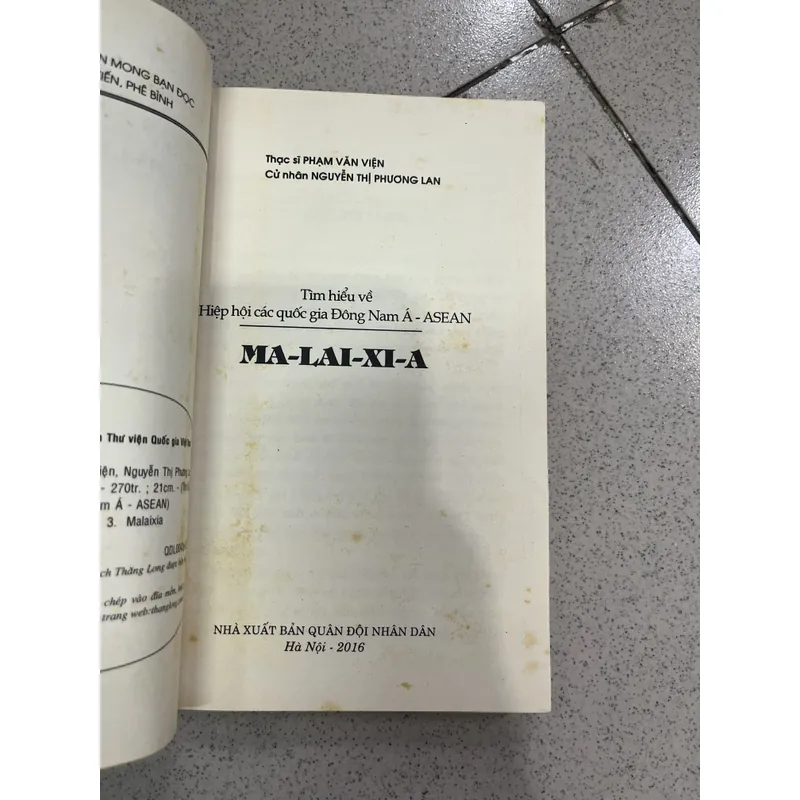 TÌM HIỂU VỀ HIỆP HỘI CÁC QUỐC GIA ĐÔNG NAM Á-ASEAN( 6 cuốn) 688183