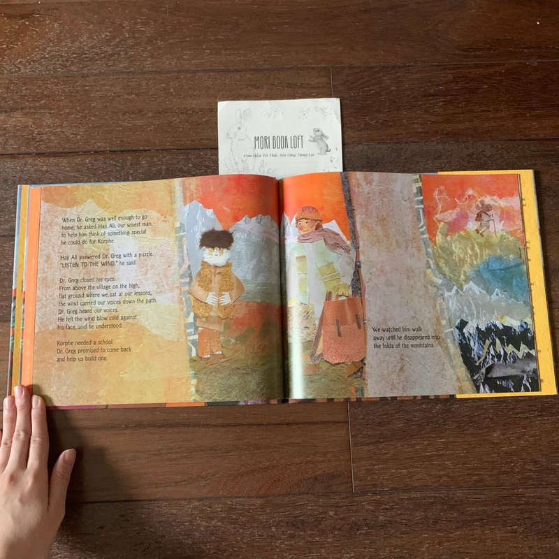 Sách tranh tiếng anh Listen to the Wind: The Story of Dr. Greg and Three Cups of Tea, Used 479275
