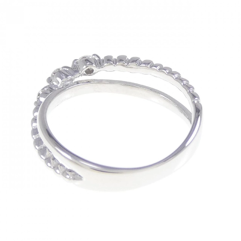 Nhẫn ngón út kim cương K18WG 0.06CT 668057