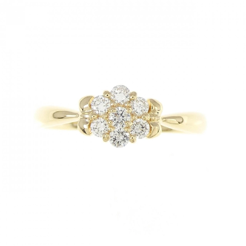 Nhẫn kim cương K18YG 0.20CT 672062