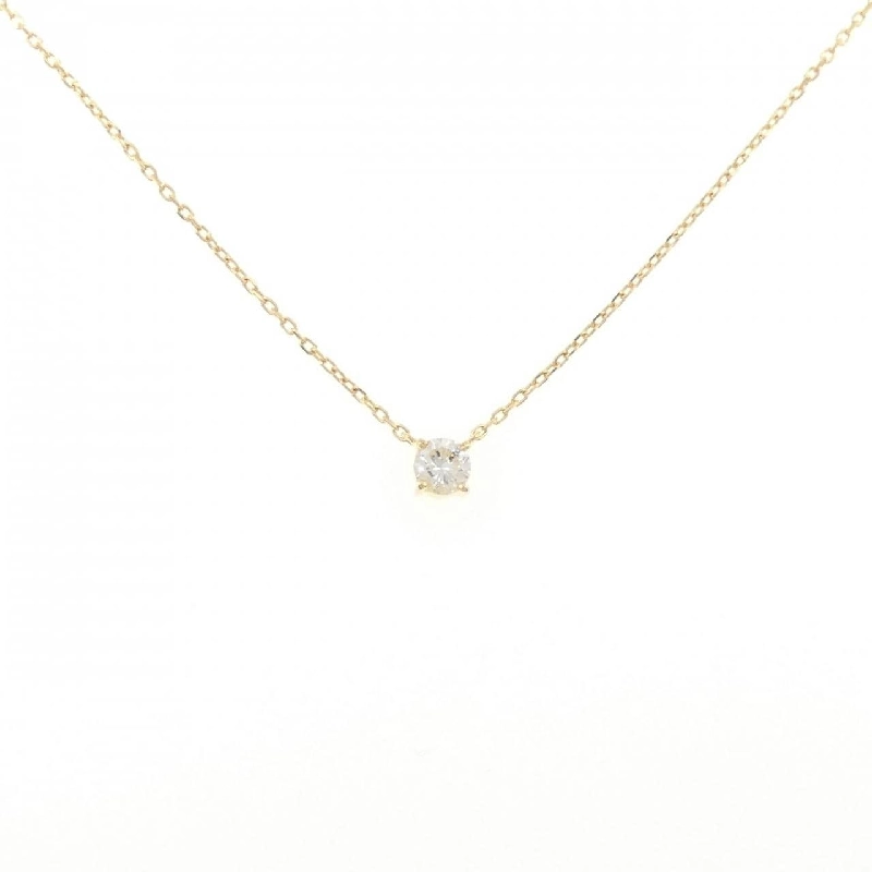 K18YG Solitaire Dây chuyền kim cương 0.43CT - Hàng hiệu Chính hãng 864469