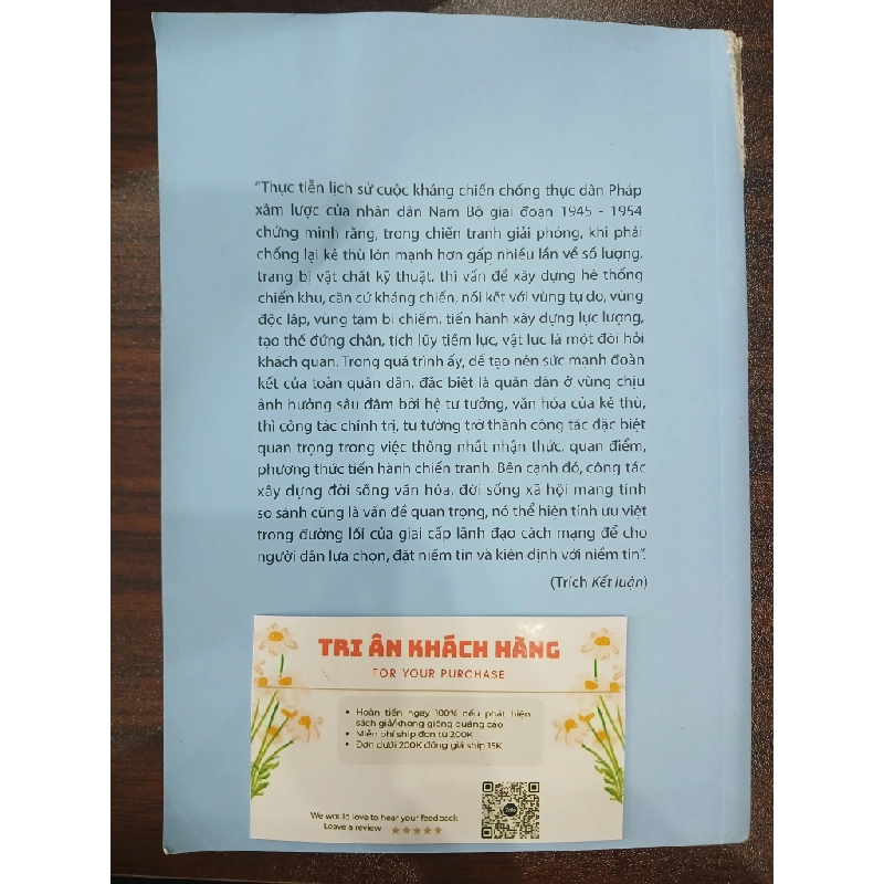 Công tác chính trị, tư tưởng và đời sống văn hóa, xã hội trong chiến khu cách mạng ở Nam Bộ (1945 – 1954) 549596