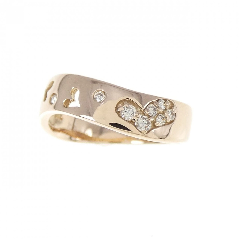Nhẫn kim cương hình trái tim K18PG 0.07CT 671758