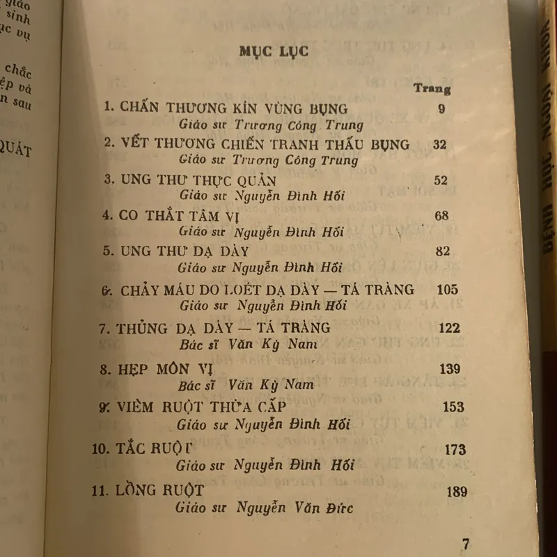 Bài giảng bệnh học ngoại khóa tập 1 - 2, lưu hành nội bộ 709608