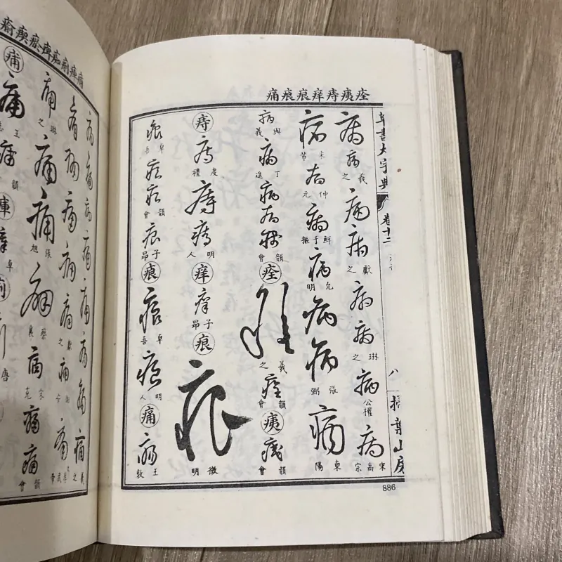 THƯ PHÁP ĐẠI TỪ ĐIỂN, sách in tại Trung Quốc  1028997