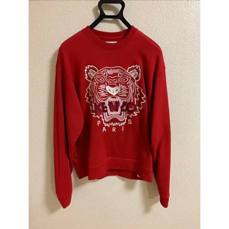 Áo sweatshirt nam Kenzo Paris màu đỏ size M 757173