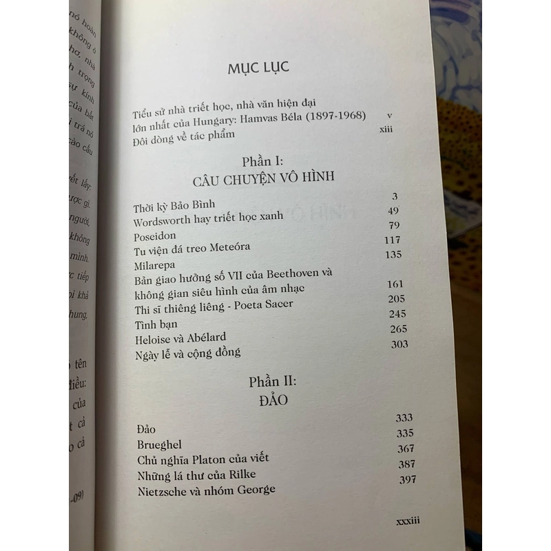 Câu chuyện vô hình và đảo - Hamvas Béla 540406