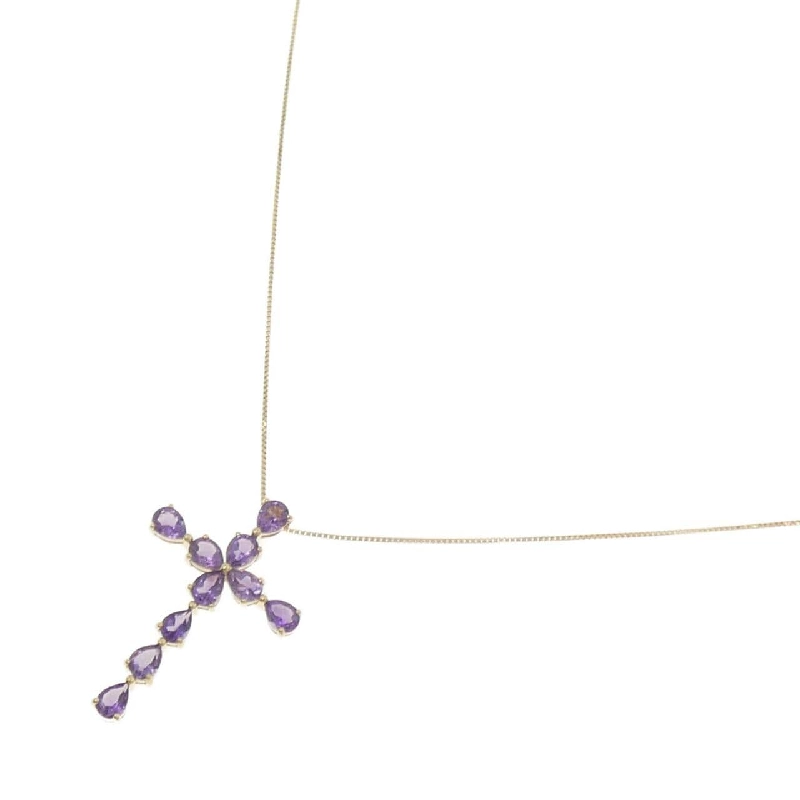 K18YG Dây chuyền Amethyst 1.50CT - Hàng hiệu Chính hãng 863255