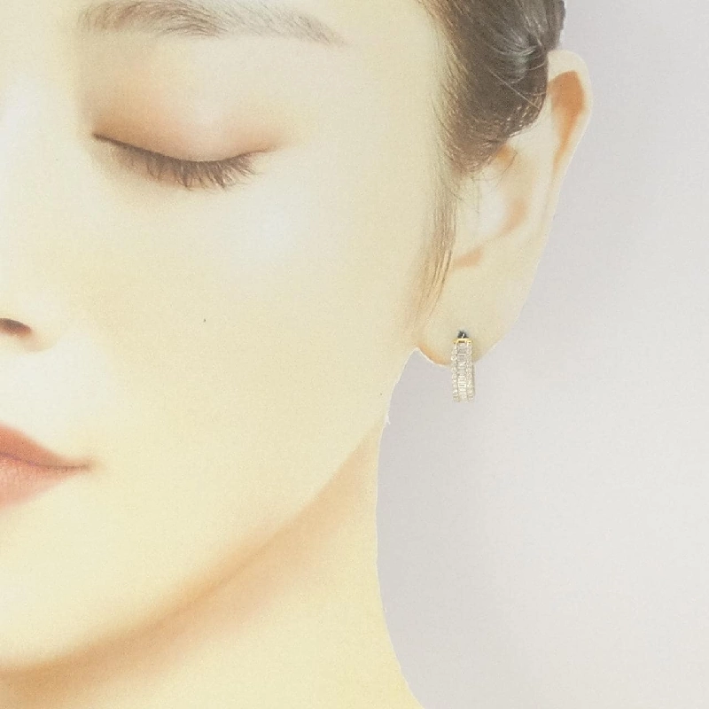 K18YG Bông tai Kim cương 0.70CT - Hàng hiệu Chính hãng 871256