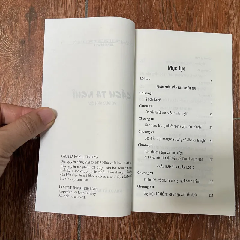 Cách ta nghĩ - John Dewey  (t4) 1003011