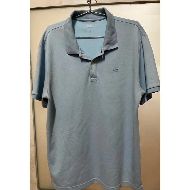 Combo 2 áo polo Thái màu xanh & màu nâu tặng kèm màu kem. 502139