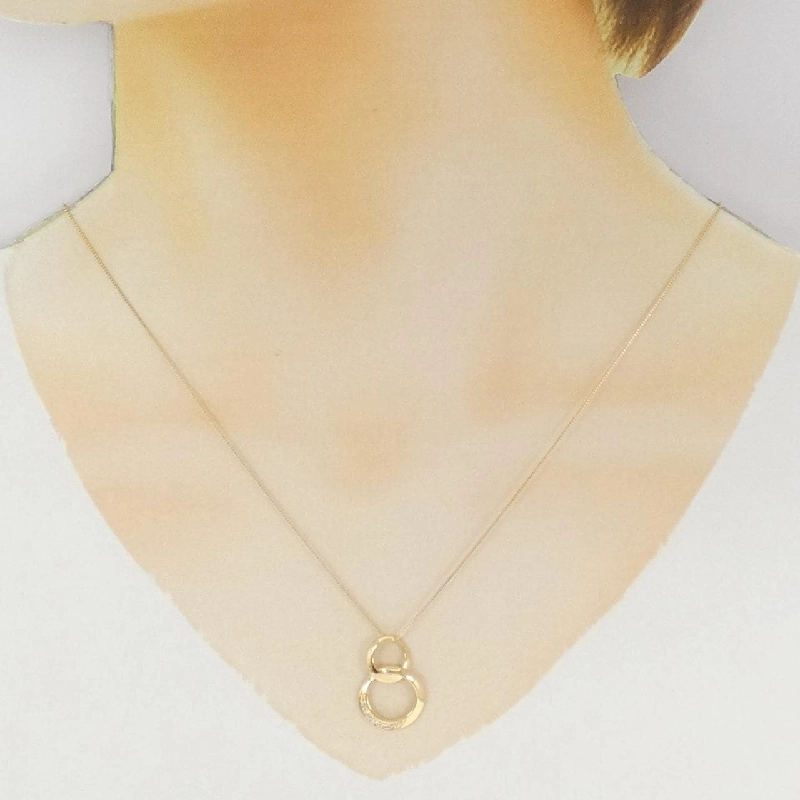 K18YG Dây chuyền kim cương 0.06CT - Hàng hiệu Chính hãng 863698