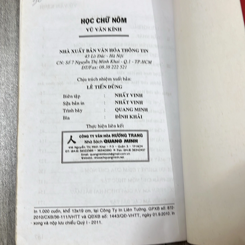 Học chữ nôm. 3b3 538981