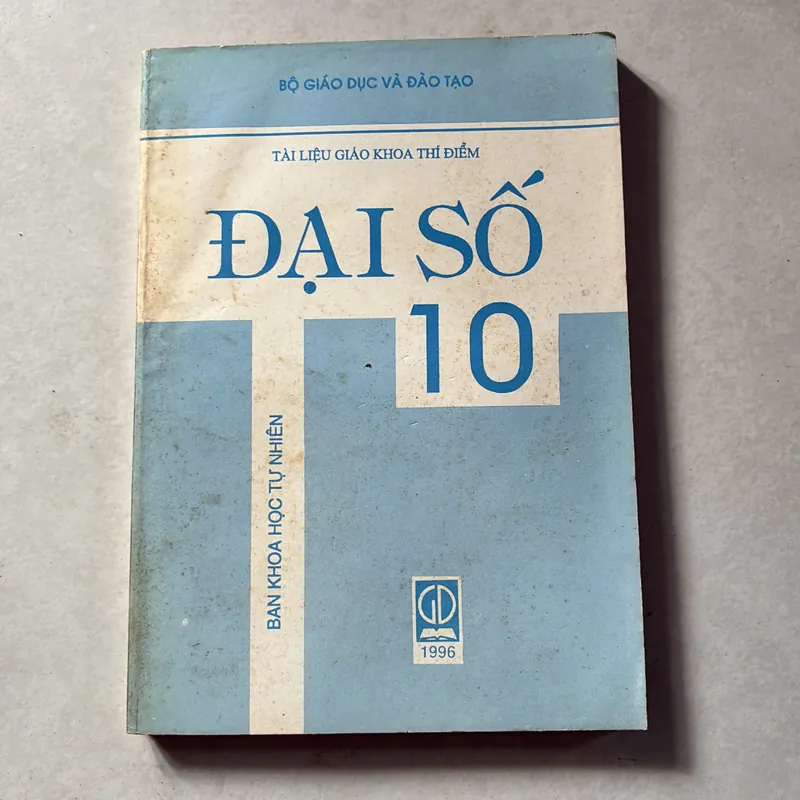 Hình học & Đại số 10 - 1996s (Tài liệu giáo khoa thí điểm) (4cuốn) 739147