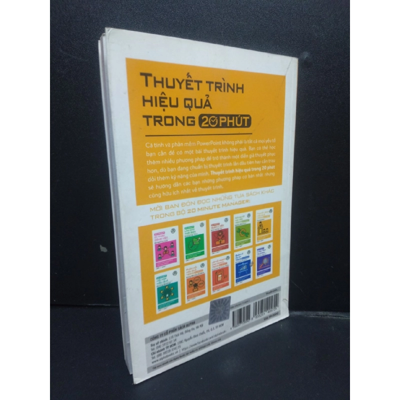 Thuyết trình hiệu quả trong 20 phút mới 90% bẩn nhẹ có mộc 2017 HCM2105 Harvard Business Review Press SÁCH KỸ NĂNG 914343