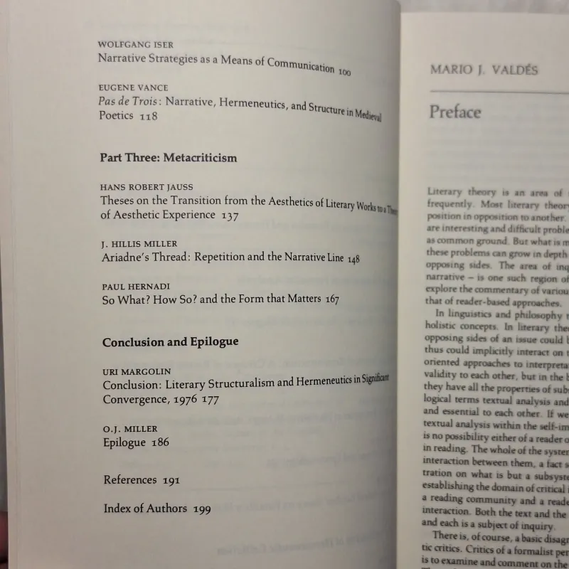 Mario Valdes & Owen J. Miller - Interpretation of Narrative 782814