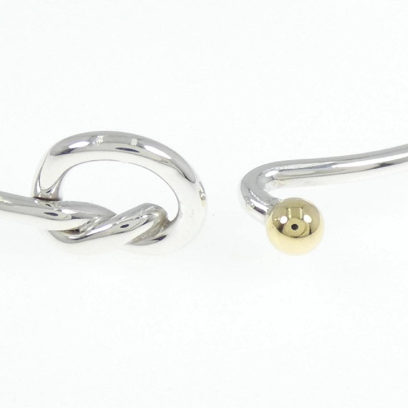 【Vintage】Vòng tay trái tim móc & mắt phẳng Tiffany 668316