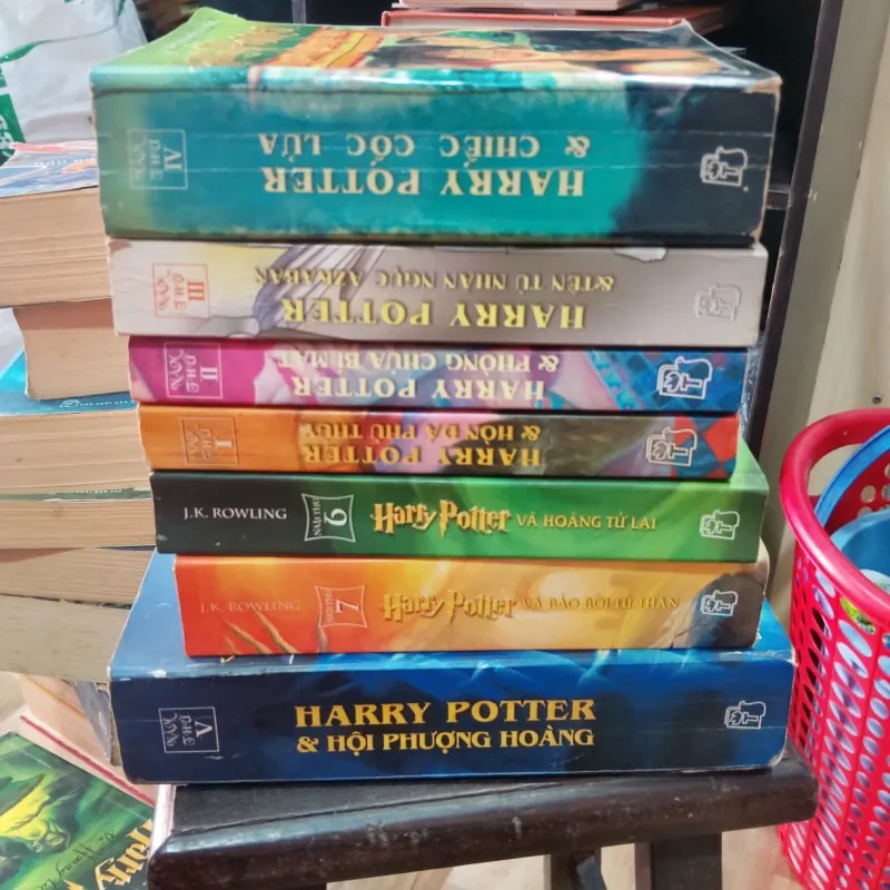 Full bộ Harry Potter bìa hoạt hình (7 cuốn) 387870