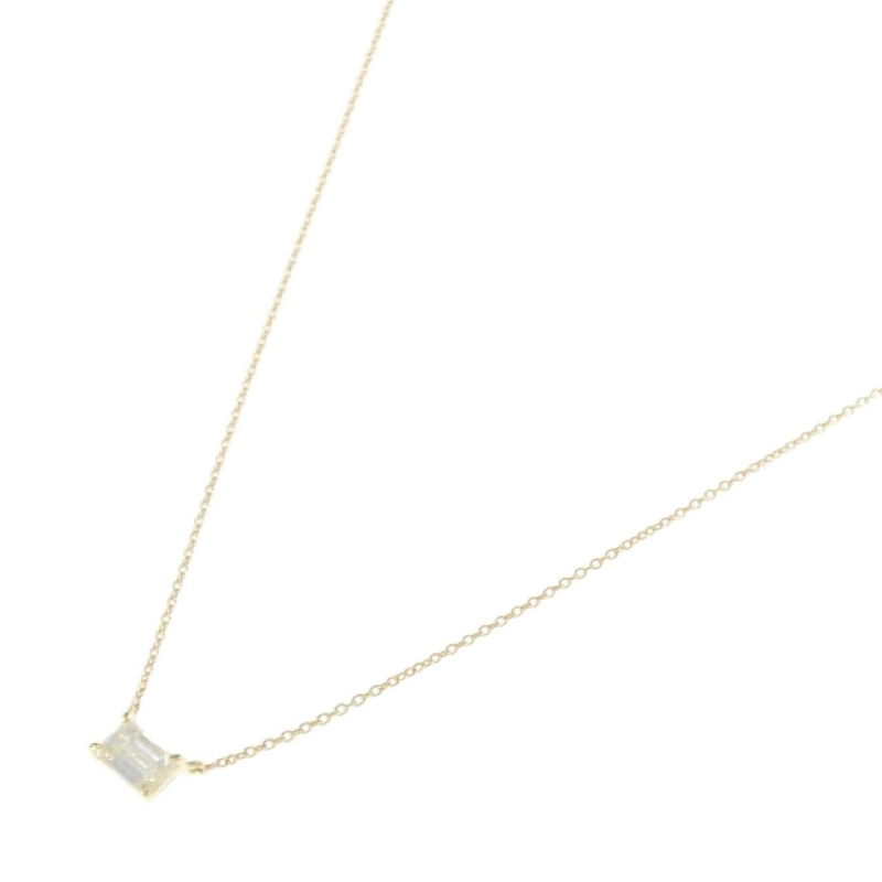 Dây chuyền kim cương K18YG 0.515CT VLY VS1 cắt hình Emerald - Hàng hiệu Chính hãng 874433