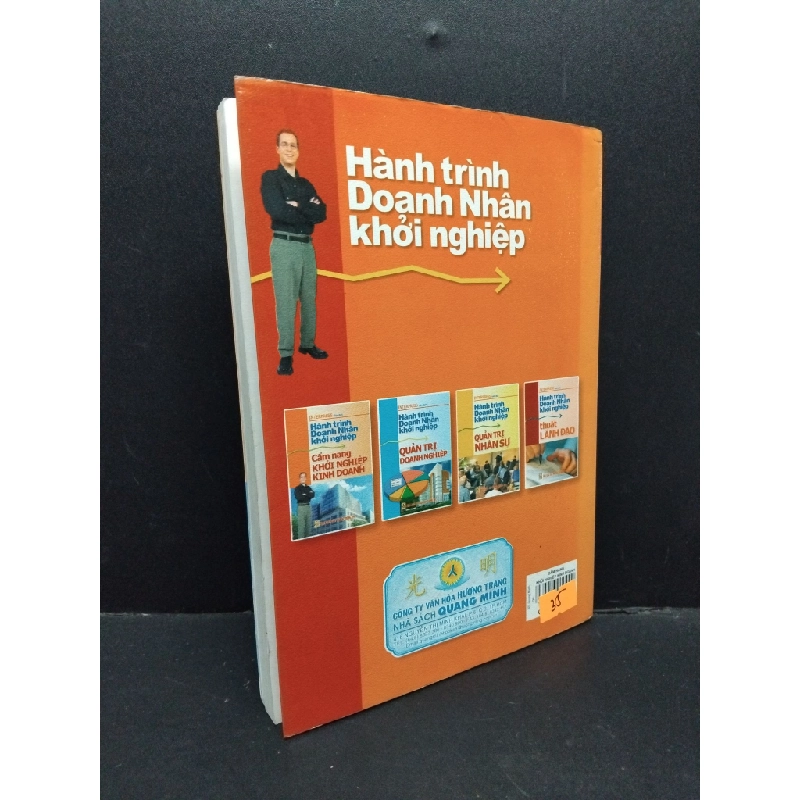 Cẩm nang khởi nghiệp kinh doanh mới 90% bẩn bìa, ố nhẹ 2007 HCM1710 Interpress MARKETING KINH DOANH 303523