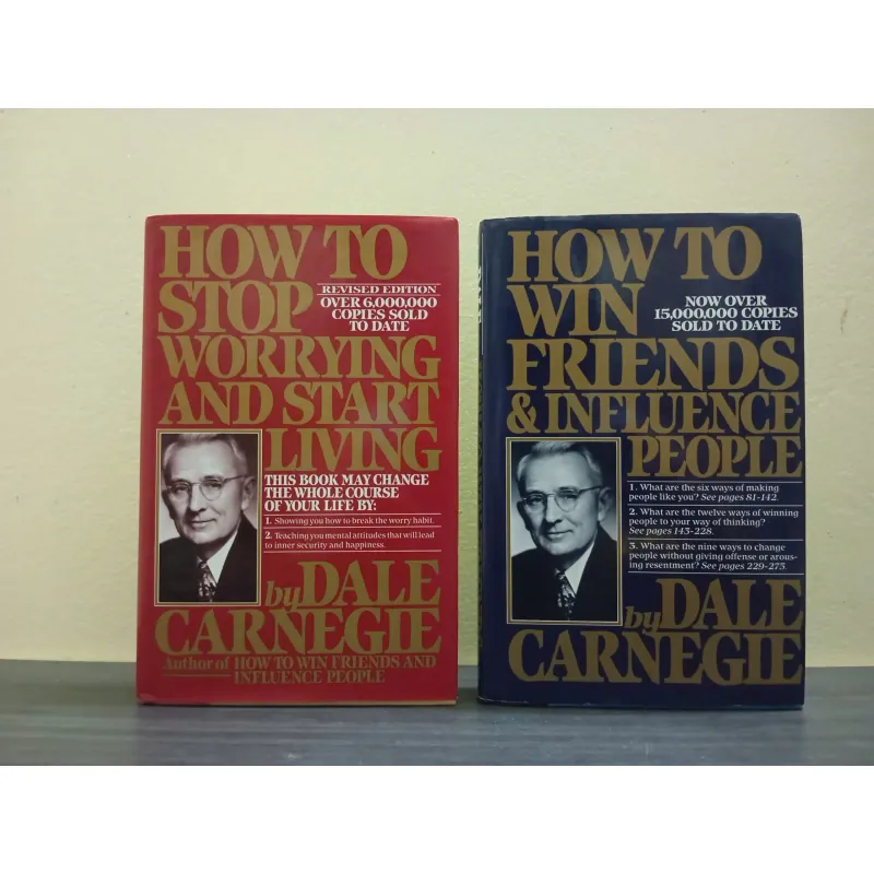 how to win friends and influence people combo 2 cuốn bìa cứng, sách ngoại văn, tiếng anh 564817
