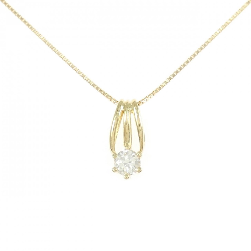 K18YG Dây chuyền kim cương - Hàng hiệu Authentic 858473