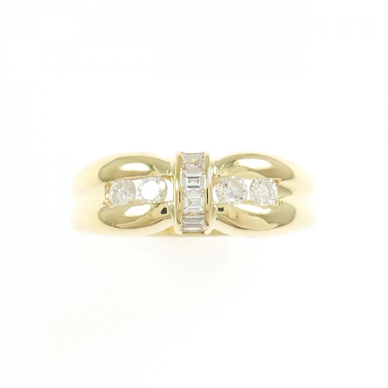 Nhẫn kim cương K18YG 0.43CT 670918