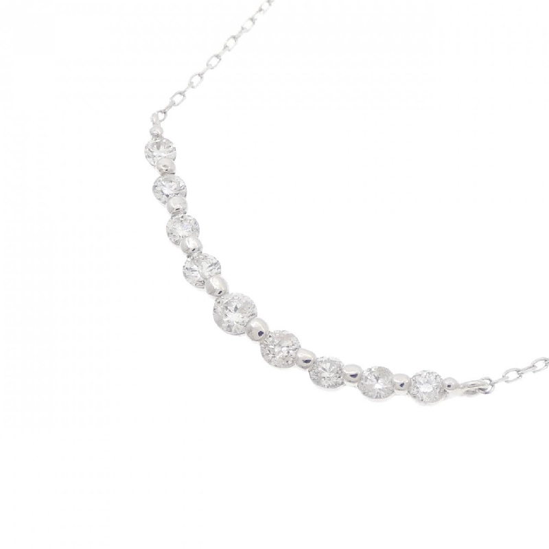 K18WG Dây chuyền kim cương 0.20CT - Hàng hiệu Authentic 861642