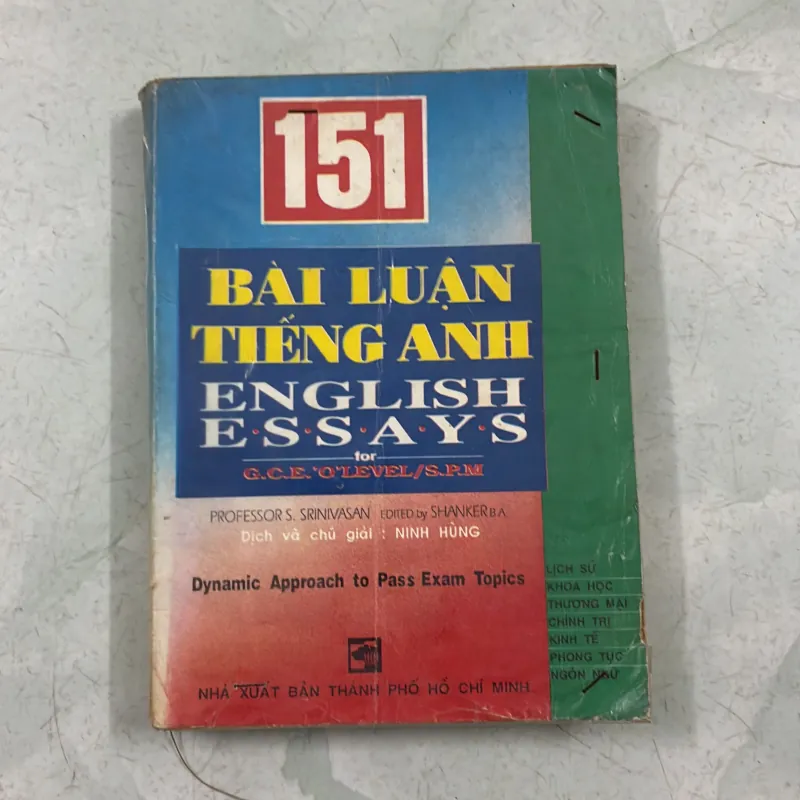 151 bài luận Tiếng Anh 977233