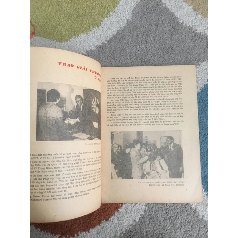 (1979)Các Phương Án Việt Nam trúng giải trong cuộc thi quốc tế về Kiến Trúc Nông Thôn 1979 271888