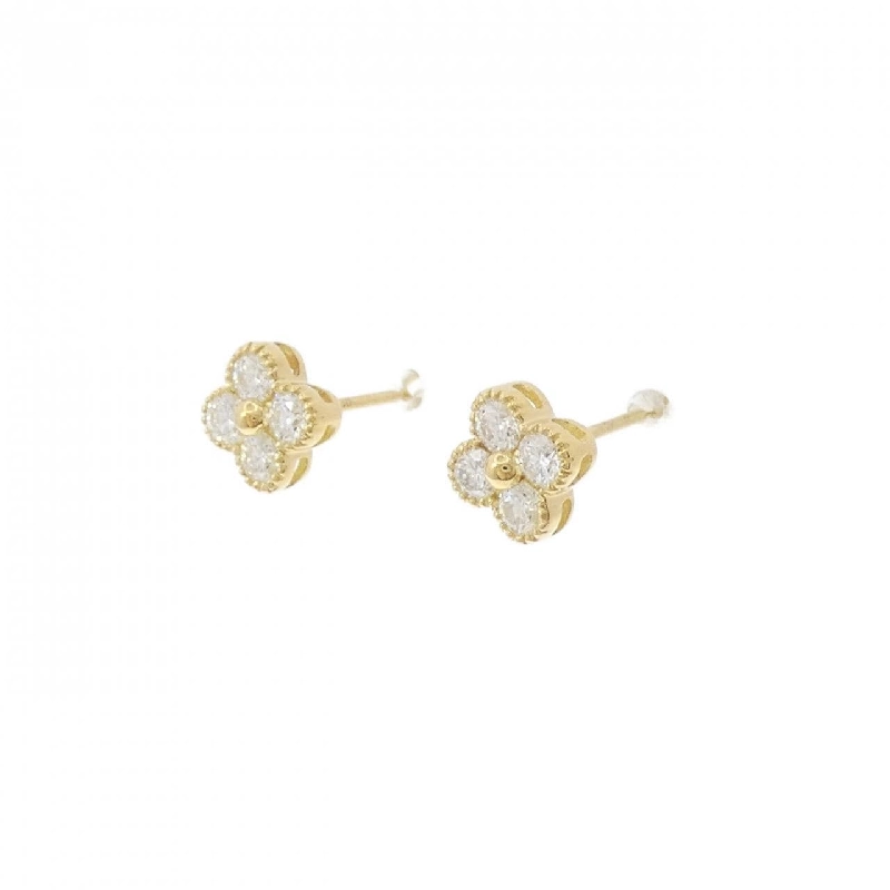 K18YG Bông tai hoa kim cương 0.502CT - Hàng hiệu Chính hãng 866601