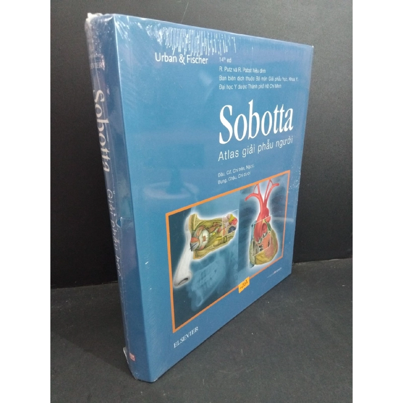 Sobotta Atlas giải phẫu học mới 100% bìa cứng HCM0412 Urban & Fischer GIÁO TRÌNH, CHUYÊN MÔN 924619