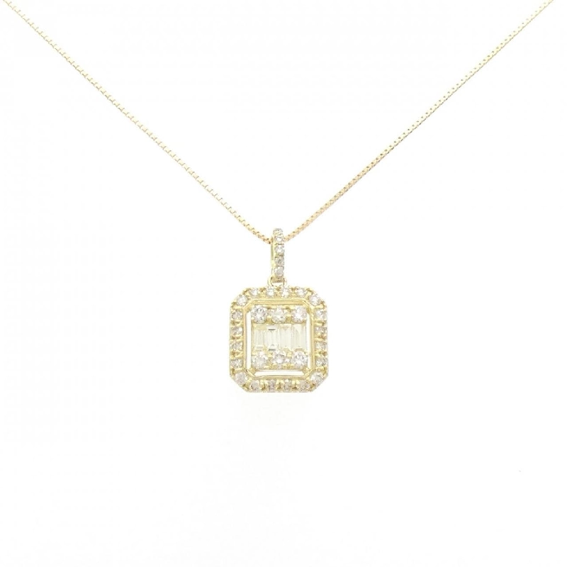 K18YG Dây chuyền kim cương 0.45CT - Hàng hiệu Chính hãng 867547