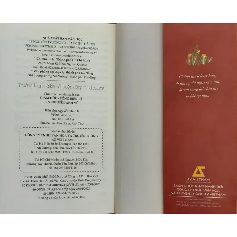 Sách Trưởng thành là khi nỗi buồn cũng có Deadline - Writiman 784253