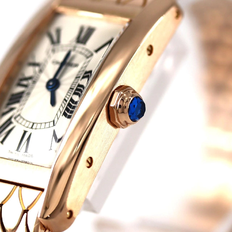 Cartier Tank Americaine SM PG W2620031 PG･RG Quartz - Hàng hiệu Authentic 874987