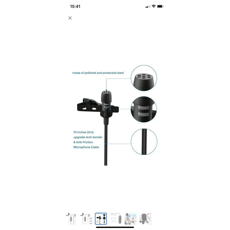 Mic thu âm cho điện thoại iPhone cổng Lightning YC-VM40 còn mới 77347