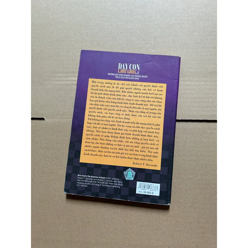 Dạy con làm giàu tập XI Trường dạy kinh doanh cho những người thích giúp đỡ người khác 687950