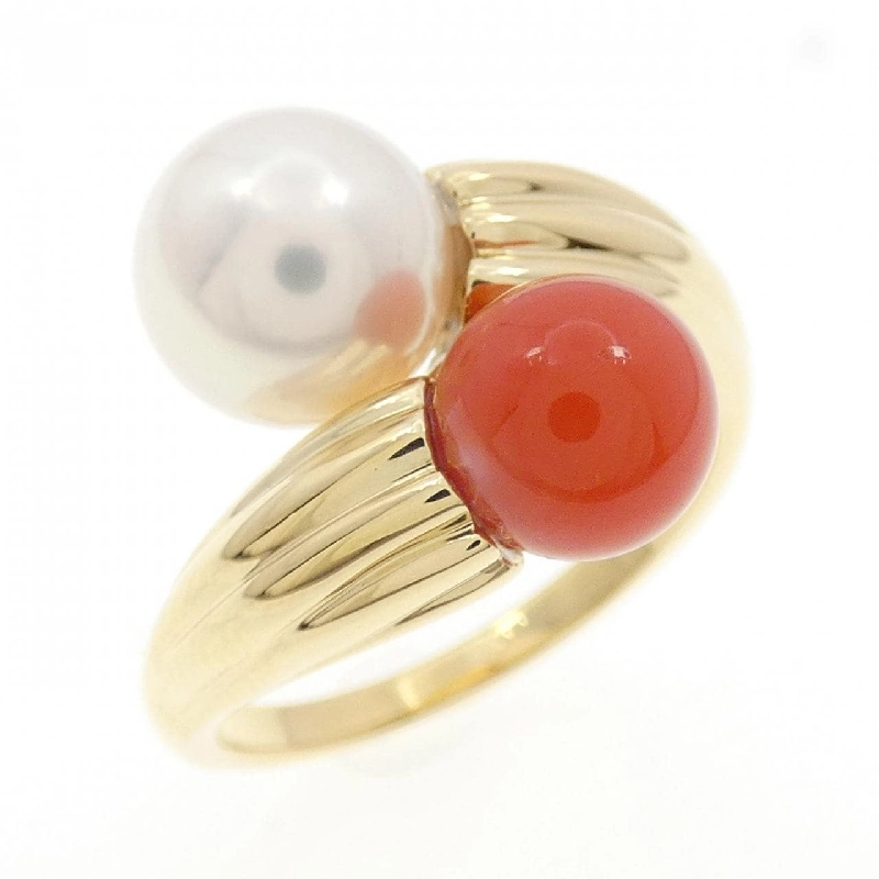 Nhẫn ngọc trai Akoya K18YG 8.4mm - Hàng hiệu Chính hãng 854119