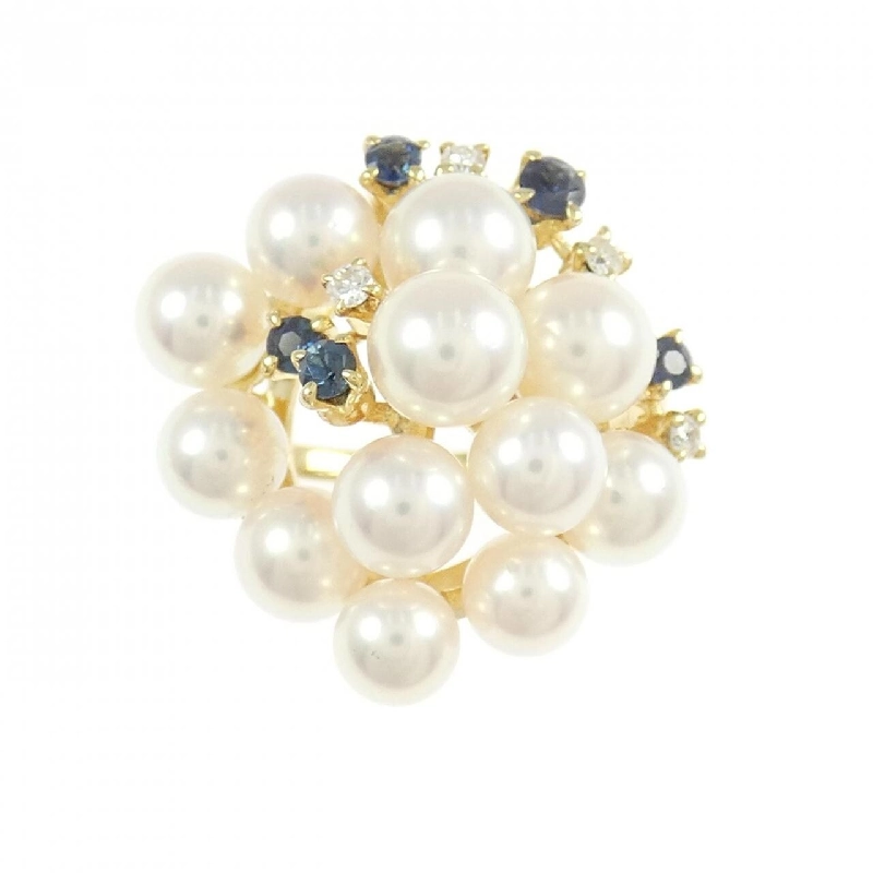 Nhẫn ngọc trai Akoya K18YG - Hàng hiệu Authentic 853646