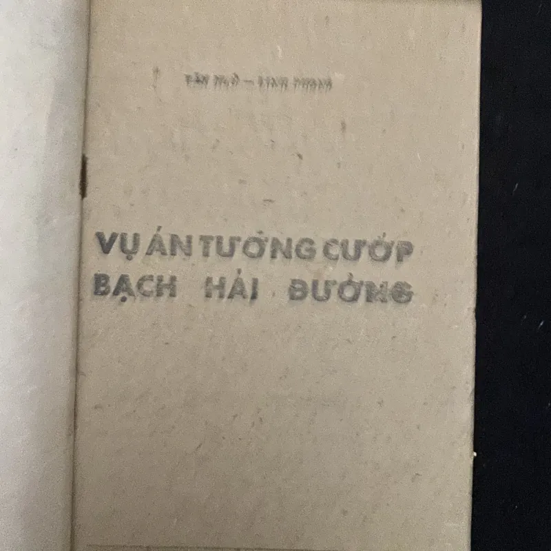 Vụ Án Tướng Cướp Bạch Hải Đường.-Vân Ngữ và Linh Phong. 1029512