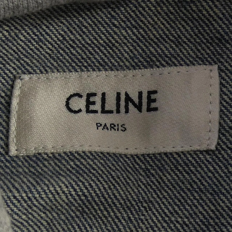 Áo khoác denim có mũ CELINE 2Q472930F - Hàng hiệu Authentic 885443