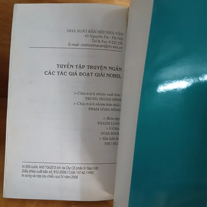 Tuyển Tập Truyện Ngắn Các Tác Giả Đoạt Giải Nobel 726319