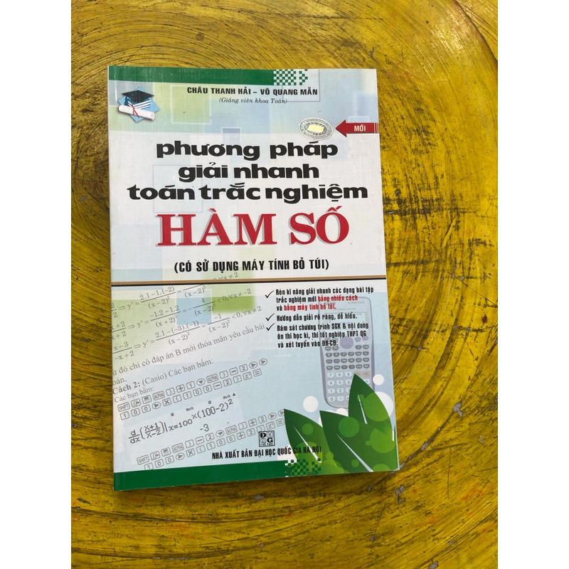 PHƯƠNG PHÁP GIẢI NHANH TOÁN TRẮC NGHIỆM HÀM SỐ 541212