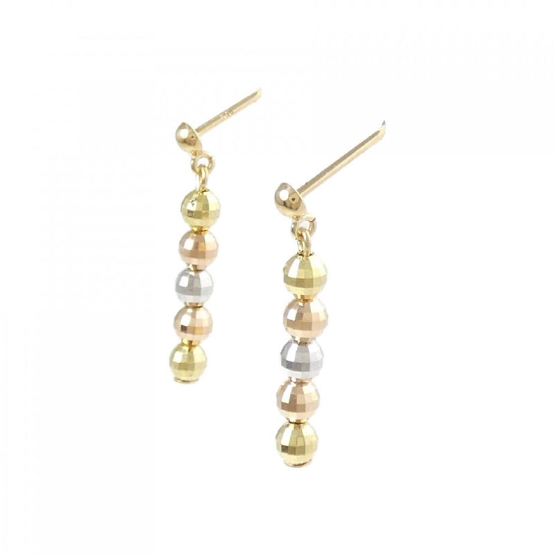 K18 Ba màu Bông tai - Hàng hiệu Chính hãng 870407