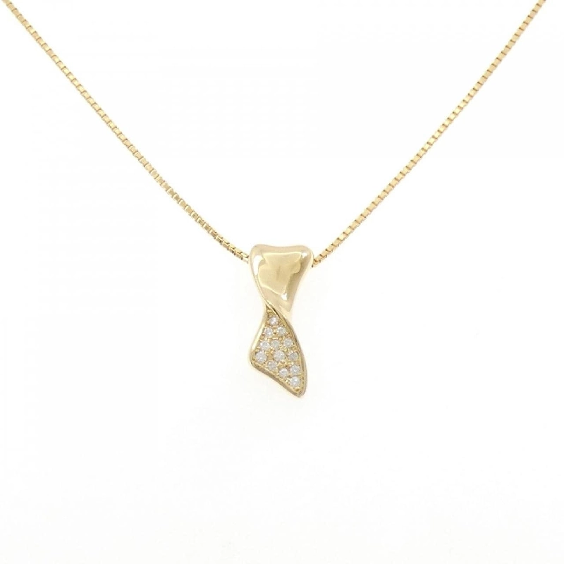 Dây chuyền kim cương K18YG 0.13CT - Hàng hiệu Chính hãng 858692