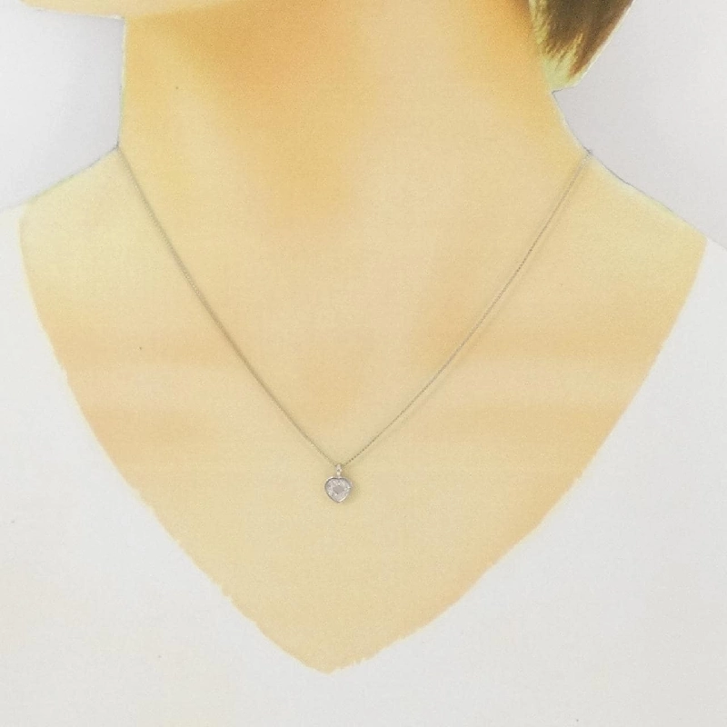 Dây chuyền kim cương PT hình trái tim 0.05CT - Hàng hiệu Authentic 867621