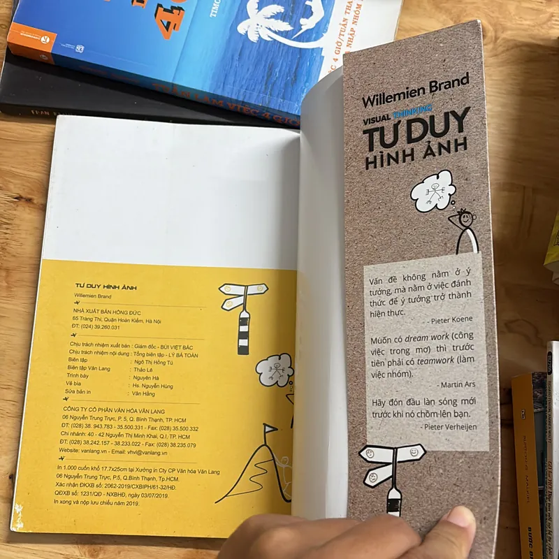 II Sách Kỹ Năng: VISUAL THINKING _ Tư Duy Hình Ảnh - Willemien Brand - 2019 699408