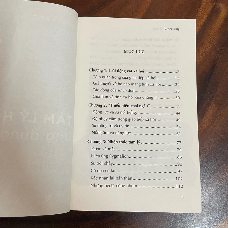 II Tựa sách: Tâm Lý Học Ứng Dụng - PATRICK KING - 2021 455232