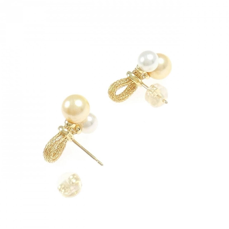 K18YG Bông tai ngọc trai Akoya - Hàng hiệu Authentic 873369